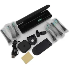 COULAX Schallzahnbürste schwarz + Reiseetui