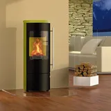 Olsberg Kaminofen TIPAS II Compact 4 kW Ofen Kaminofen Holzofen : Stahl/Schwarz/FreshApple