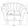 [en.casa] Sessel Jelgava Kunstleder 70 x 70 x 58 cm Schwarz