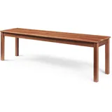 [en.casa] Sitzbank Trerunulu Braun 140 x 35 x 45 cm