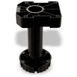 SOTech Set Möbelfüße Schwarz mit Sockelhöhe 150 mm