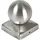 Tetzner & Jentzsch Pfostenkappe 9 x 5 cm Weiß/Metall