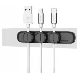 Baseus Peas Magnetischer Kabelorganisator, Schwarz