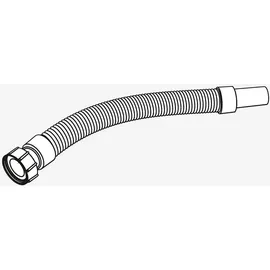rivea flexibler Ablaufschlauch für Badewannen aus Mineralwerkstoff, BL001344,