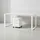 KADIMA DESIGN Schreibtisch-Set MUENCHEN 160x80 cm Weiß Glasplatte | Container
