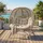 Outsunny Gartenstuhl 126 x 90 x 142 cm Sand