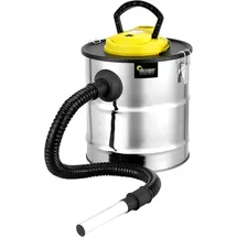 dicogar Aschesauger 1.200W 20L Edelstahl Weiß