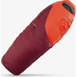 Schlafsack Camping MH500 0 °C Kinder rot/orange EINHEITSGRÖSSE