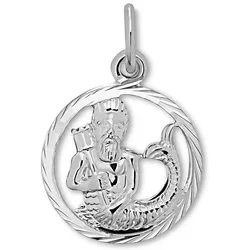 Sternzeichen-Anhänger ONE ELEMENT "Wassermann Sternzeichen Anhänger aus 925 Silber", silber, Schmuckanhänger, Damen, Wassermann, Silber 925 (Sterlingsilber), Damen Silber Schmuck Wassermann