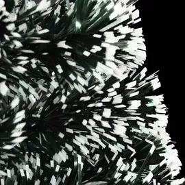 vidaXL Künstlicher Weihnachtsbaum mit Ständer/LED 240 cm Fiberoptik