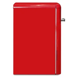 Amica VKS 15620-1 Retro-Kühlschrank (120 l, 875 mm hoch, Rot)