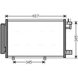 Ava Quality Cooling Kondensator, Klimaanlage FDA5439D Klimakondensator mit Trockner