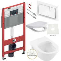 TECE Vorwandelement Villeroy Boch WC Architectura spülrandlos Komplettset