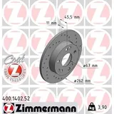 ZIMMERMANN Bremsscheibe Vorderachse, Zimmermann 400.1402.52