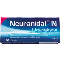 Neuranidal N Schmerztabletten 10 St Tabletten