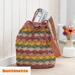 Häkelanleitung – Tasche aus Woll Butt Raffia