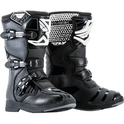 Fly Racing Maverick Jugend Motocross Stiefel, schwarz, Größe 39