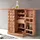 KADIMA DESIGN Hausbar Akazie 65 x 91 x 50 cm Beige