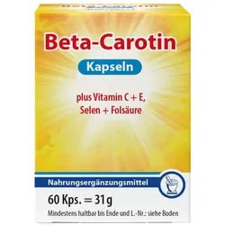 Beta Carotin Kapseln + Vitamin C + E