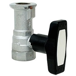 Pumpenkugelhahn mit Isolier T 1 1/4" IG x 1 1/4" Flansch