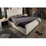 Riess-Ambiente Boxbett PRESTIGE 180x200cm creme BouclÃ ̈ mit Stauraum