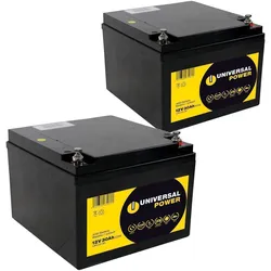 Ersatzakku für Auer Treppenraupe Treppensteiger 24V 2 x 12V 30Ah