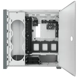 Corsair iCUE 5000X RGB TG (ATX, mATX, Mini-ITX, E-ATX), PC Gehäuse, Weiss