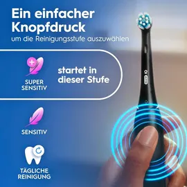 Oral-B iO Series 2 Night Black + Reiseetui + Aufsteckbürsten-Etui