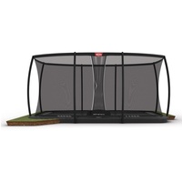 Berg Toys BERG Trampolin Ultim Elite 500 cm Flatground + Netz Deluxe XL