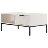 raumhirsch furniture Couchtisch Austin Schwarz Holzwerkstoff 60 x 45 x 100 cm