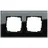 Gira Abdeckrahmen 2f. sw-glas Esprit Glas schwarz