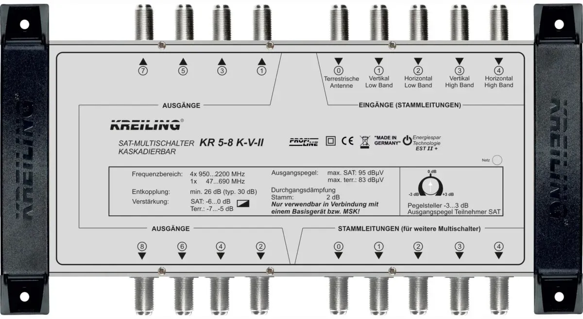 Kreiling Ind. Multischalter KR 5-8 K-V-II