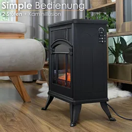 Zilan Elektrokamin schwarz