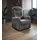 sit&more TV-Sessel Morten Kunstleder 76 x 115 x 78 cm Grau mit Motor und Aufstehhilfe
