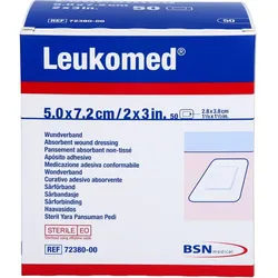BSN medical LEUKOMED sterile Pflaster 7,2x5 cm Verbandsmaterial 50 ct 