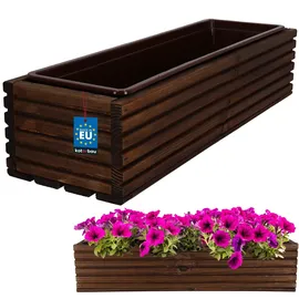 KOTARBAU Blumenkasten 64 x 20 cm Braun