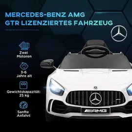 aiyaplay Elektro-Kinderauto 12 V mit 2,4G Fernbedienung, Musik, Hupe, Schwarz (1-tlg)