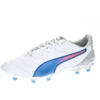 Puma King Pro FG/AG Herren Puma White-Bluemazing-Flat Light Gray 39