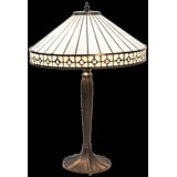 5LL-5984 Tiffany Bleiglaslampe Tischlampe Tischleuchte Ø 40*58 cm E27/max 2*60W