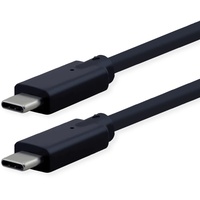 Roline USB3.2 Gen2x2 Kabel, C–C, ST/ST, 20Gbit/s, 240W, schwarz,