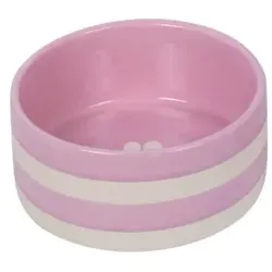 NOBBY Keramik Napf &bdquo;Strio&ldquo;, rosa-creme, S, Ø 12 x 5,5 cm