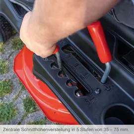 SCHEPPACH MR230-61 Aufsitzrasenmäher 6PS 61cm 150L Fangsack