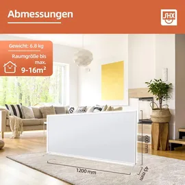 SHX Premium Infrarot-Heizpaneel 0,85 kW blau