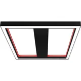 LUCANDE Smart LED-Deckenleuchte Tjado, 50 cm, schwarz, RGBW