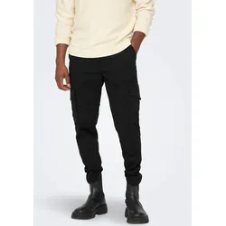 Cargohose »OS ONSDEAN LIFE TAP CARGO«, Gr. 29 - Länge 30, black, , 27867830-29 Länge 30