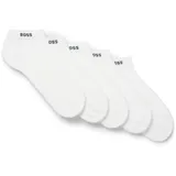 Boss 5P AS Uni CC Sneakersocken 5er Pack Weiß 43-46