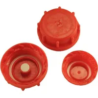 Hünersdorff Schraubverschluss mit Originalitätsring rot, HDPE für Industrie-Kanister 20+30L