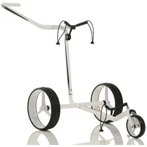 JuCad Carbon weiß-schwarz 3-rädrig - das moderne Leichtgewicht - Schwarz / Schwarz