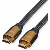 ROLINE Premium HDMI Ultra HD Kabel mit Ethernet, ST/ST, schwarz, 2 m