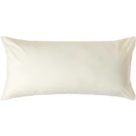 Homescapes Kissenbezug Perkal 50 x 90 cm Creme